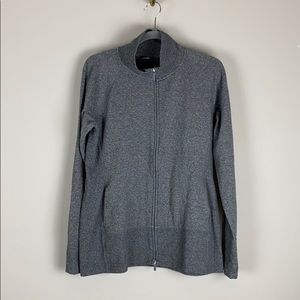 Gap fit gray full zip jacket
